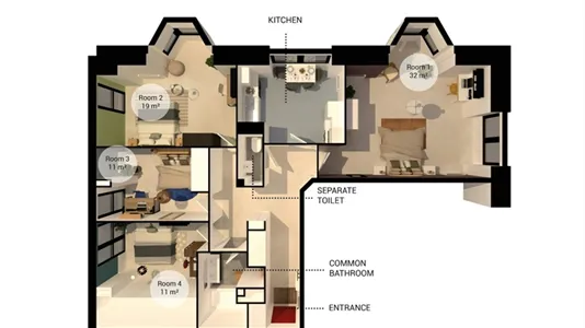 Rooms in Strasbourg - photo 10