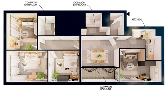 Rooms in Paris 19ème arrondissement - photo 5