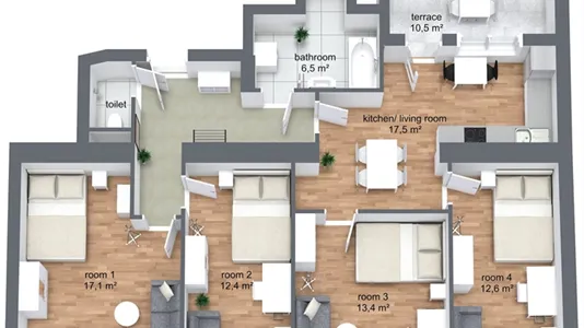 Rooms in Vienna Hernals - photo 8