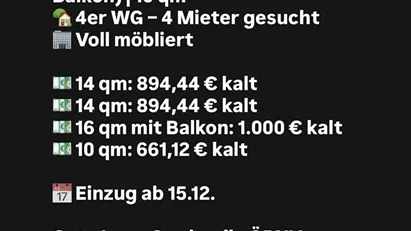 Room for rent in Munich