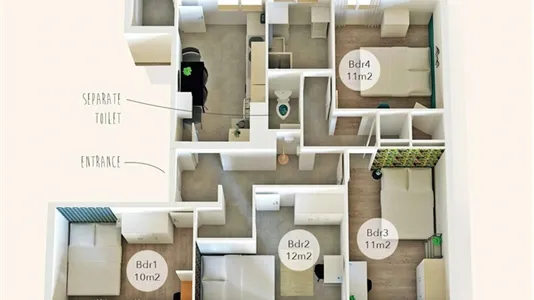 Rooms in Lyon - photo 8