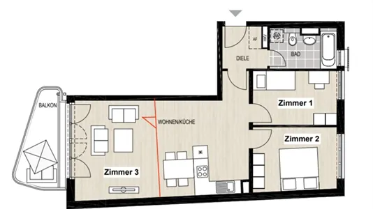 Rooms in Munich Ramersdorf-Perlach - photo 4