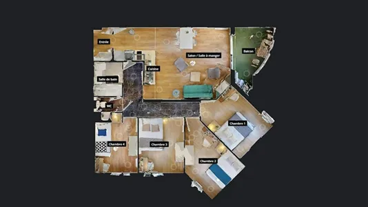 Rooms in Lyon - photo 7