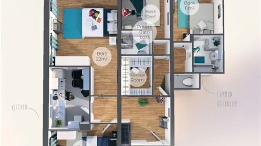 Rooms in Paris 20ème arrondissement - photo 9