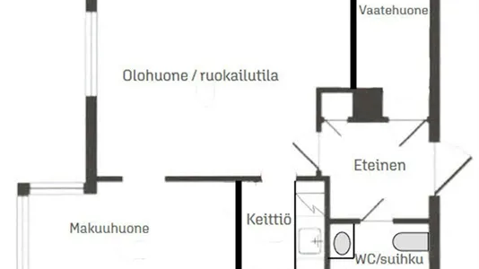 Apartments in Helsinki Keskinen - photo 1