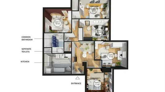 Rooms in L'Haÿ-les-Roses - photo 4