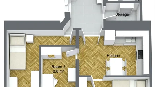 Rooms in Wien Neubau - photo 9