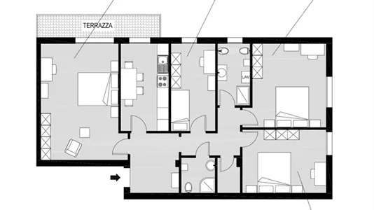 Rooms in Padua - photo 9