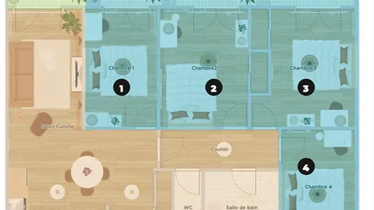 Rooms in Lyon - photo 8