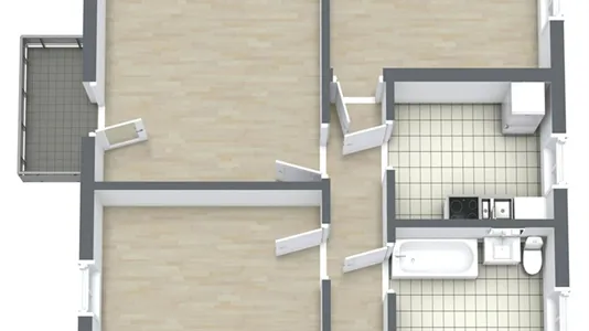 Rooms in Berlin Mitte - photo 3