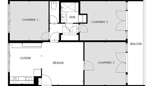 Rooms in Lyon - photo 4