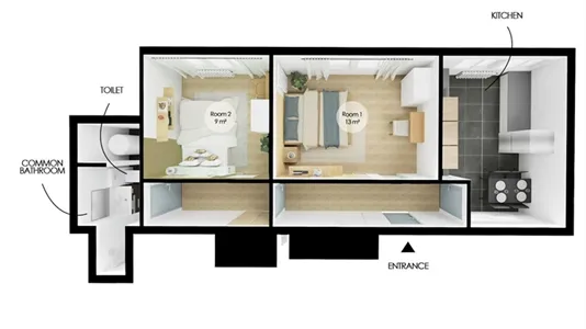 Rooms in Antony - photo 10