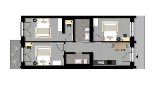 Rooms in Berlin Mitte - photo 5