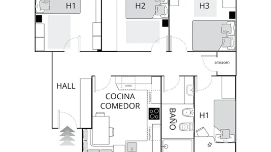 Rooms in Bilbao - photo 8