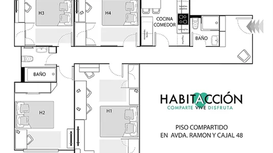 Rooms in Bilbao - photo 7