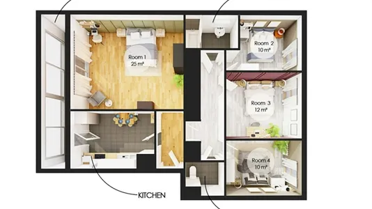 Rooms in Bordeaux - photo 9