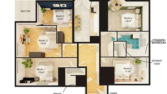 Rooms in Nanterre - photo 9