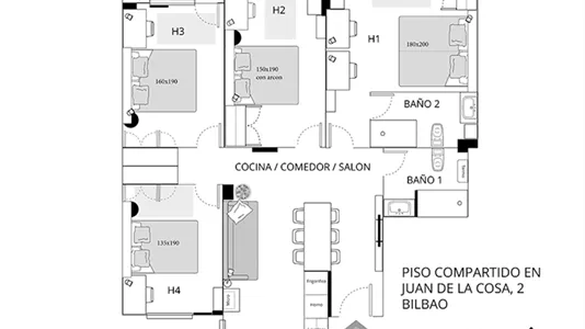 Rooms in Bilbao - photo 5