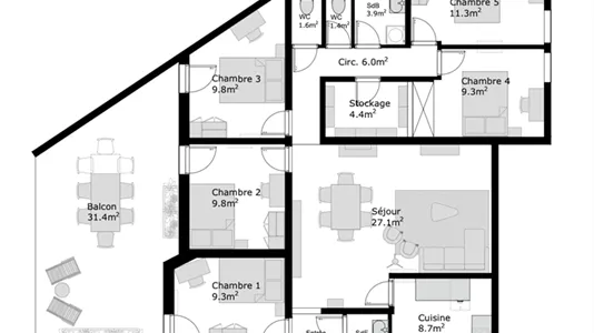 Rooms in Bordeaux - photo 8