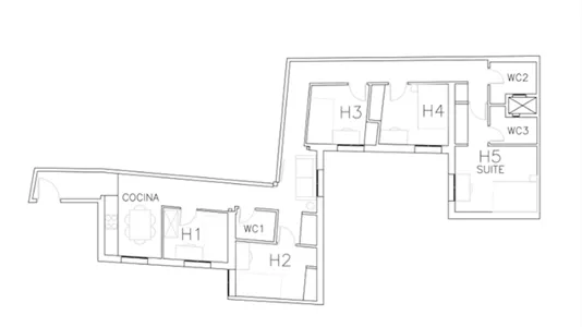 Rooms in Madrid Centro - photo 9