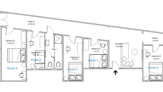 Rooms in Barcelona Eixample - photo 10