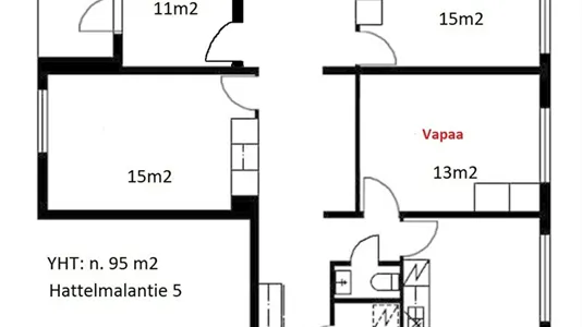 Rooms in Helsinki Koillinen - photo 6