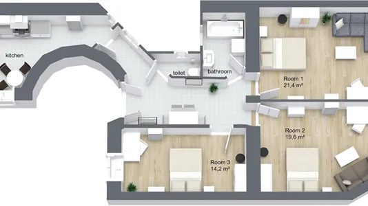 Rooms in Wien Neubau - photo 10