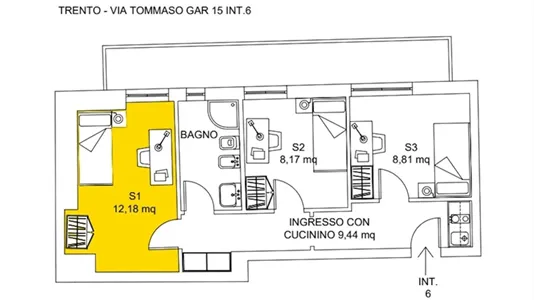 Rooms in Trento - photo 7