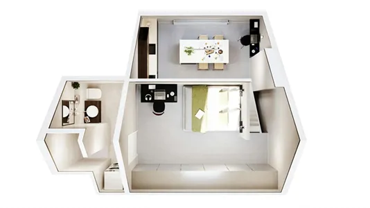 Apartments in Brussels Sint-Gillis - photo 2