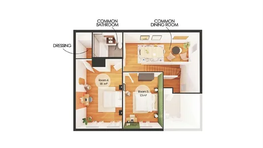 Rooms in Lille - photo 10