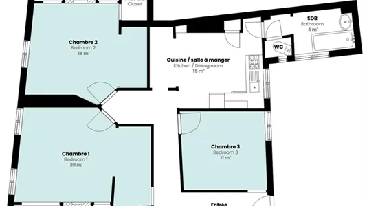 Rooms in Lyon - photo 10