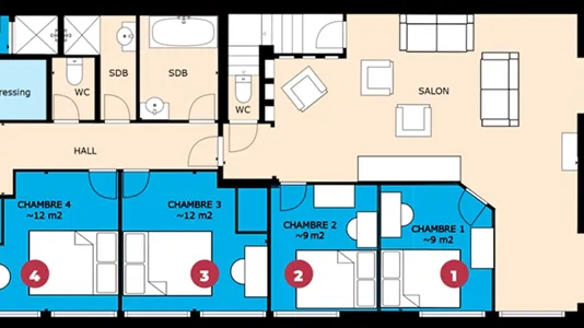 Rooms in Lyon - photo 6