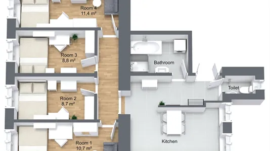 Rooms in Wien Währing - photo 5