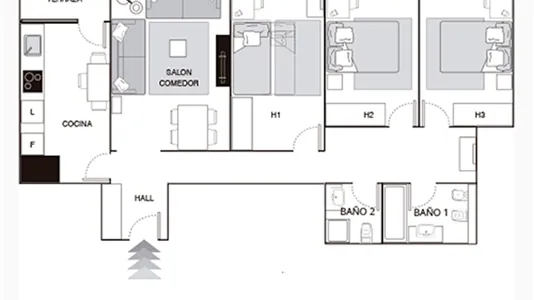 Rooms in Bilbao - photo 6