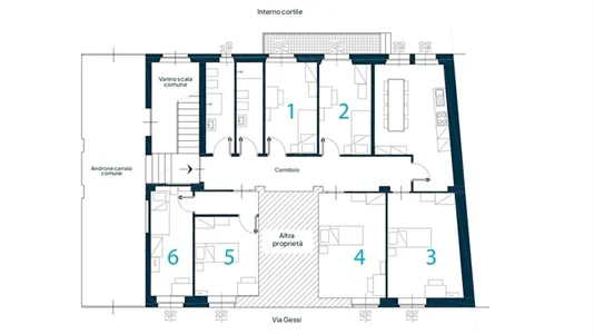 Rooms in Turin - photo 1