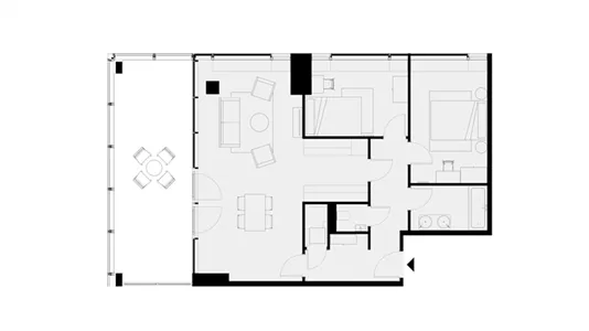 Rooms in Stad Brussel - photo 9