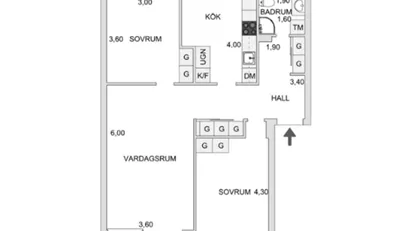 Lidingö - 3rok - tillsv - 25.875kr/mån