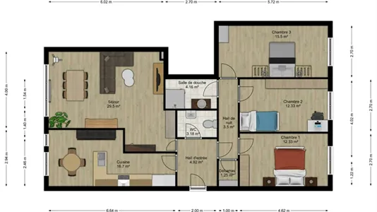 Apartments in Charleroi - photo 1