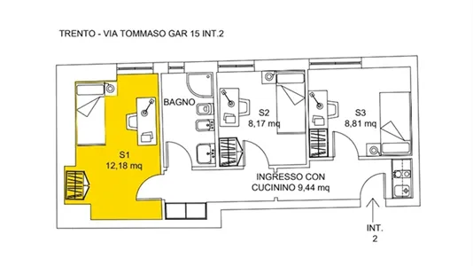 Rooms in Trento - photo 5