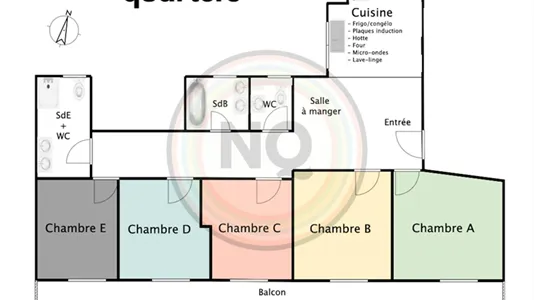 Rooms in Paris 16ème arrondissement (South) - photo 5