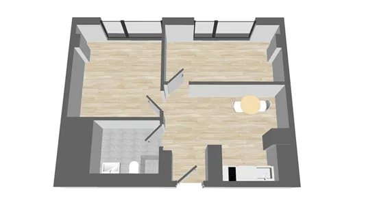 Rooms in Frankfurt Innenstadt II - photo 3