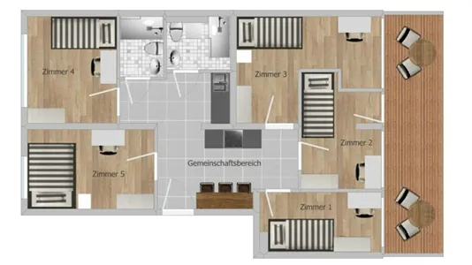 Rooms in Munich Ramersdorf-Perlach - photo 10