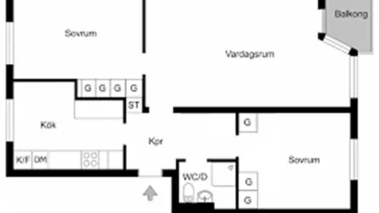 Apartments in Rosengård - photo 1