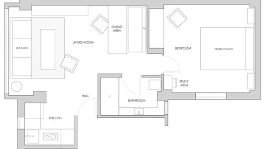Apartments in Madrid ChamartĂn - photo 9
