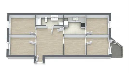 Rooms in Berlin Mitte - photo 7