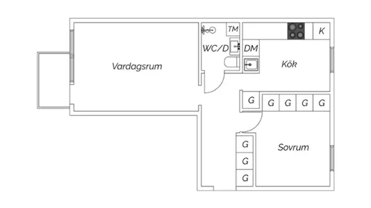 Apartments in Haninge - photo 1
