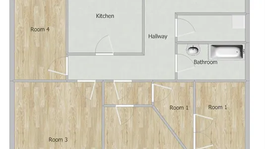 Rooms in Vienna Leopoldstadt - photo 1