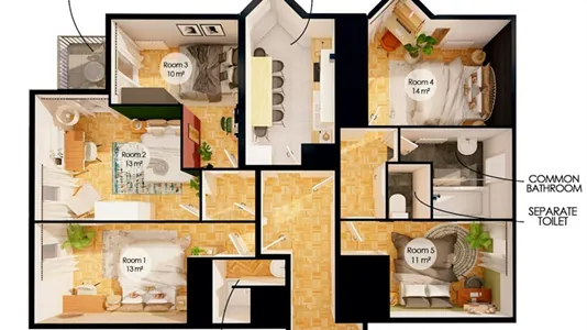 Rooms in Nanterre - photo 7