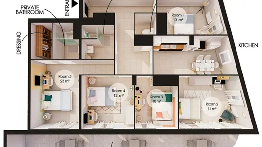 Rooms in Lyon - photo 8