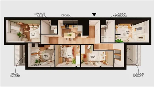 Rooms in Bordeaux - photo 9